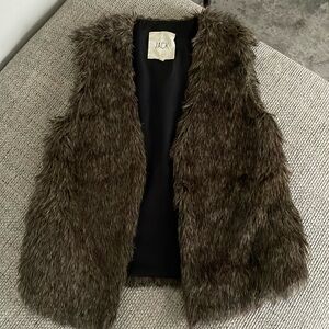 Brown Fur Vest